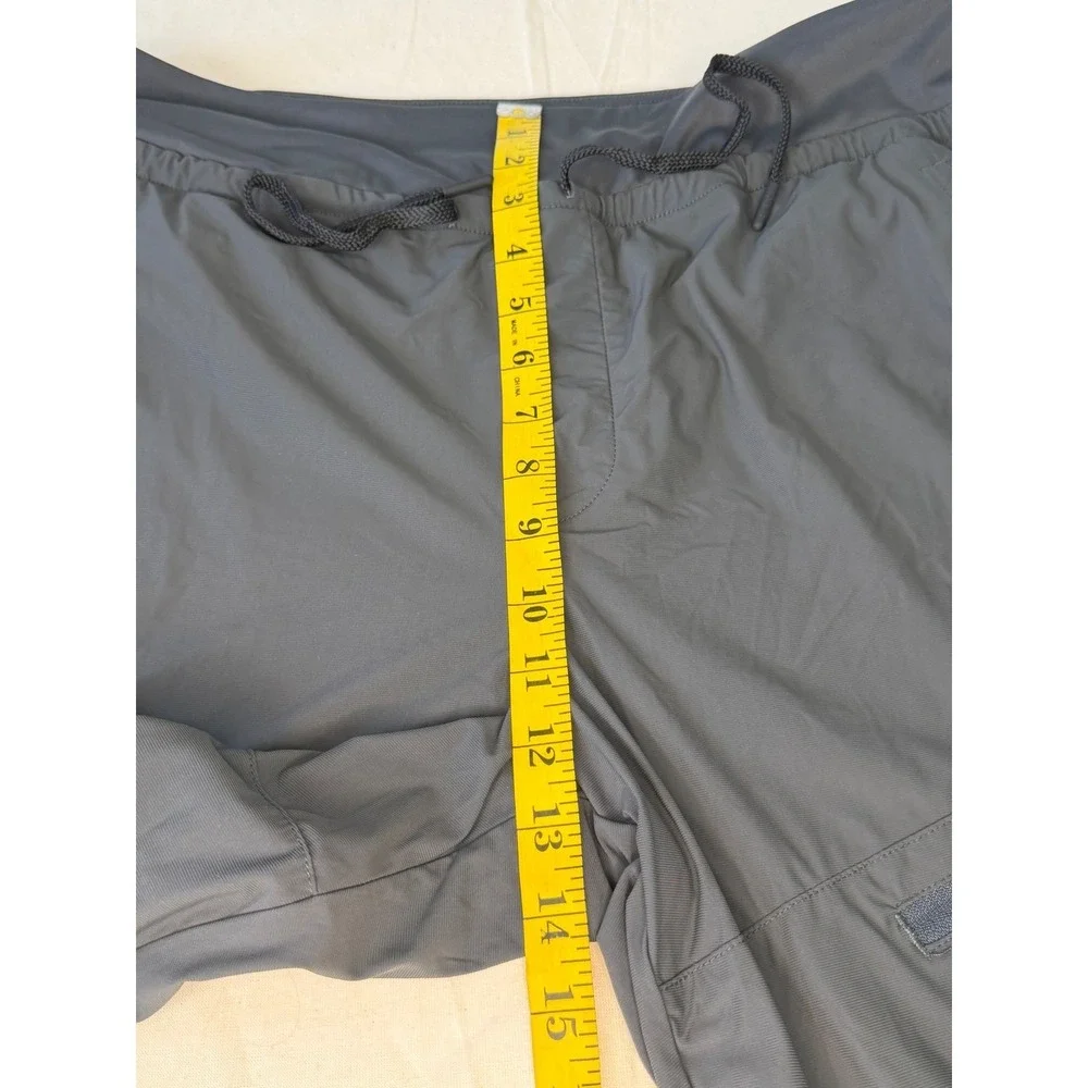 Baleaf Mens Gray Technical Cargo Athletic Joggers Zipper Pockets XL